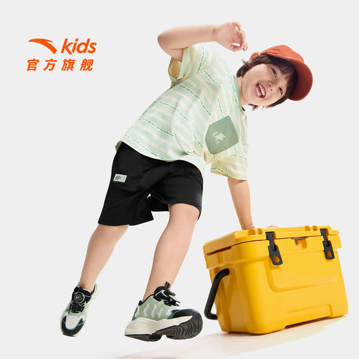 星游2丨安踏儿童运动鞋男小童鞋26春夏犟弹旋钮老爹鞋女童休闲鞋312629924 商品图0