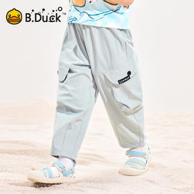 bduck小黄鸭童装男童裤子防蚊裤夏季薄款儿童工装裤中小童长裤子90-150 BDF2757597