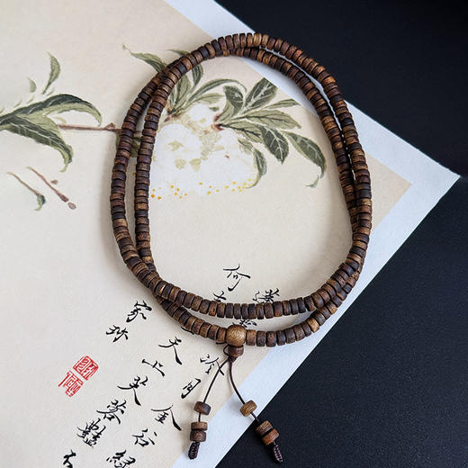 ²【沉香溯源-99沉长串高品手工算盘珠】18克+6mm奇楠沉香手串 多样性发其一 ( 24小时鉴赏期 ) HM02-CRMM-DBCX 商品图3