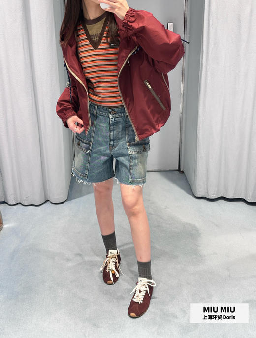 缪缪26Ss新款🔥工装牛仔短裤‼️ 商品图7