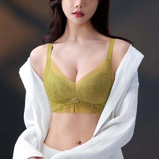 爱帝女士深V聚拢高侧收定型调整文胸 商品图0