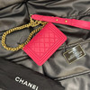 Chanel leboy mini 粉红色 金扣 羊皮 斜挎包 商品缩略图1