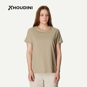 HOUDINI胡丁尼 Cover Tee II代守护女户外26夏季防晒圆领短袖T恤 840097