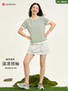 哈瓦塔小波浪宽松凉爽短袖H360116 商品缩略图0