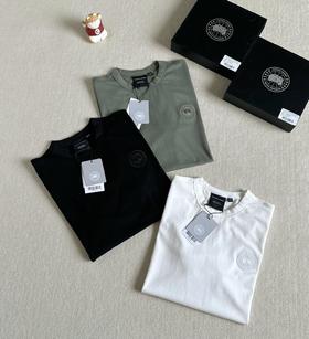 马年尊享礼遇！二件装礼盒短袖！2026春夏新品 大鹅 男士圆盘刺绣标休闲T恤短袖