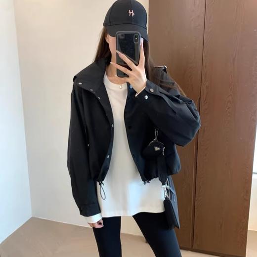 佰搭实穿口碑打底 100%棉纯色圆领长袖黑白T恤 商品图9