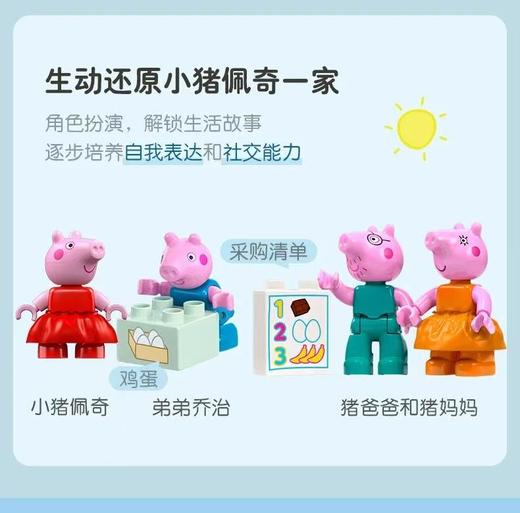 【春上新】8楼 乐高 得宝系列10434小猪佩琪超市购物之旅  吊牌价 649元 商品图7
