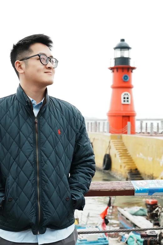 F031031男装防沾水柔软轻薄灯芯绒翻领小马刺绣绗缝夹克 商品图6