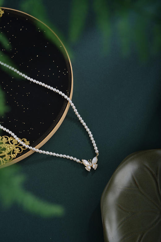 子佩集【幻蝶精灵】珍珠惜王妃项链【XXXL031】镀金蝴蝶2602 商品图2