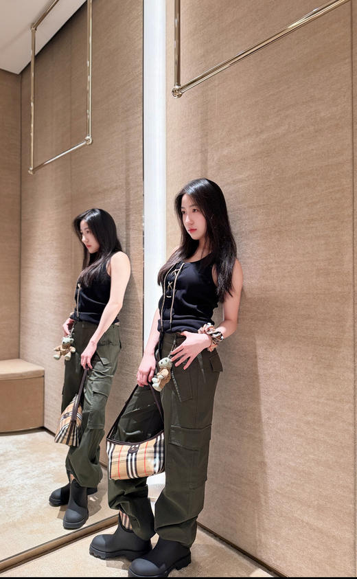 巴宝莉 2026春夏 橄榄绿工装裤（MM） 商品图4