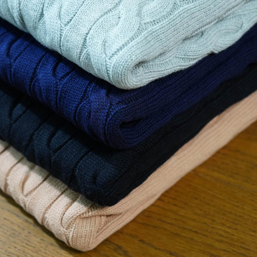 【秒杀价已调 直接拍】原单 Polo Ralph Lauren 男士半拉链绞花针织毛衣 美式复古的温暖质感 商品图6