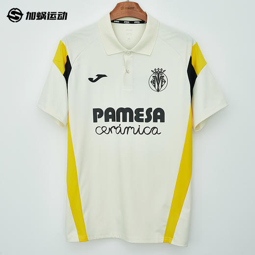 Joma26新款POLO衫运动短袖比利亚雷亚尔足球训练服户外跑步透气 商品图6