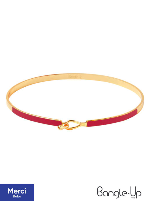 Bangle Up法国小众珐琅首饰lily水滴扣手镯 商品图3