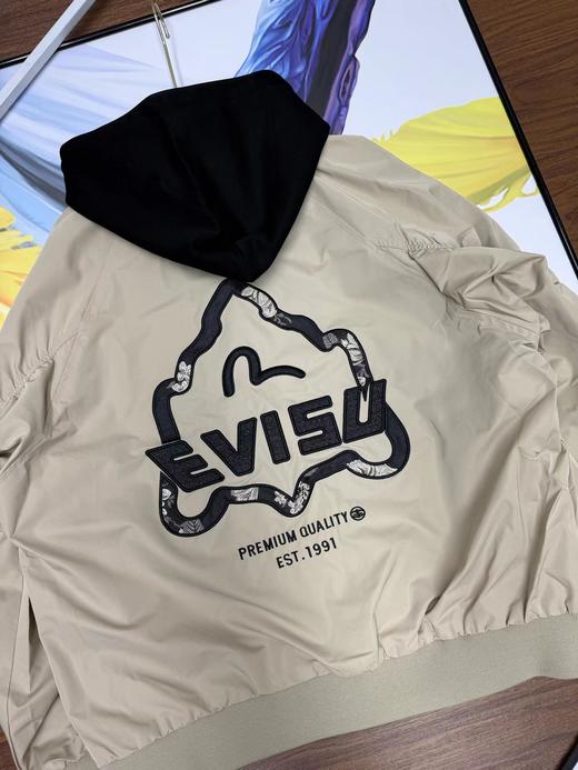 F031008刺绣假两件26SS新款浮刺绣青春洋溢层叠式休闲时尚连帽夹克外套 商品图12