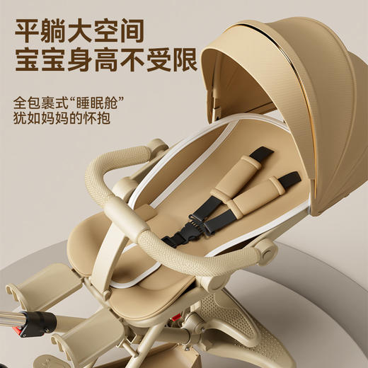 婴儿推车遛娃神器新生宝宝可坐可躺轻便可折叠双向景观儿童手推车 商品图3