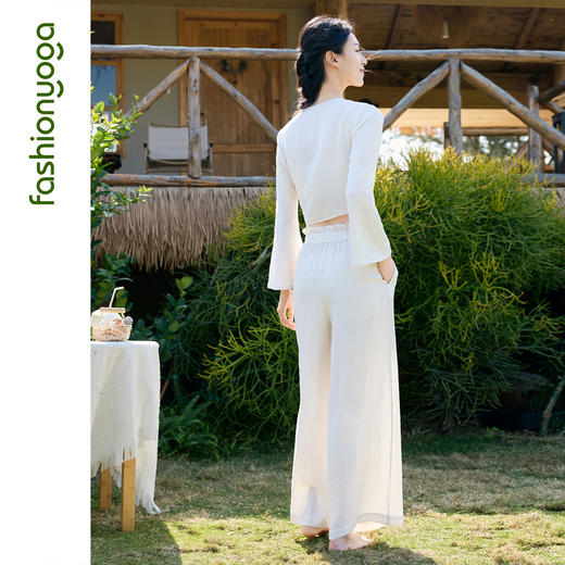 FM16319气质亚麻外搭长袖 商品图13