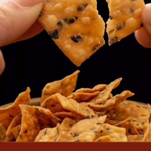 【老式特产❗️油炸麻叶】每一片都带着烟火气与匠心，采用中温慢炸工艺，咬下去瞬间碎裂，咀嚼时毫无渣感，安徽河南小吃老式特产排叉油炸8090怀旧馓子QQ 商品图1