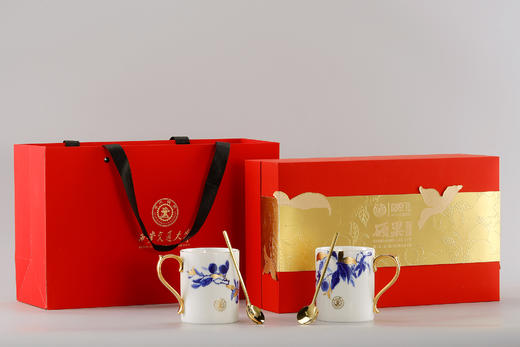 《硕果》桃李对杯套装 商品图0