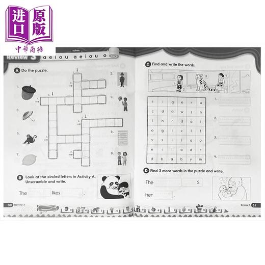【中商原版】新版牛津自然拼读教材 OPW Oxford Phonics World L1 2 3 4 5级共10册全套学生套装 课本+练习册 英语phonics教材 商品图3