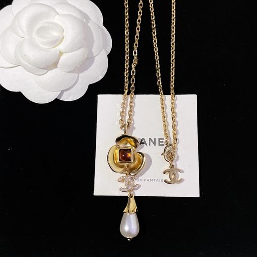 香奈儿 棕石金花水滴珠项链（XTY） 商品图11