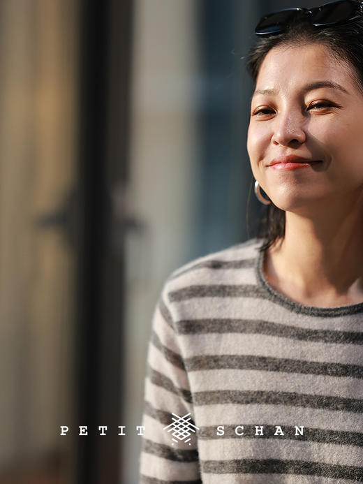 Petit Schan小闪 CLO#1069 Wind's Slumber 风眠 意大利进口羊驼毛条纹套头衫 商品图4