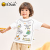 [冰感速干]bduck小黄鸭童装男童短袖t恤夏装儿童上衣凉感速干衣薄90-150 BF2701012 商品缩略图0