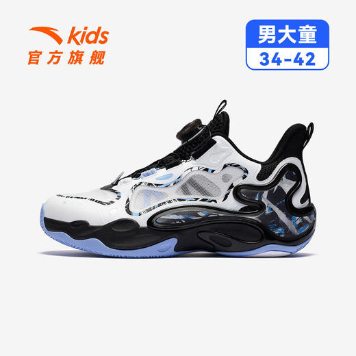 异形夏季款｜安踏儿童篮球鞋2026新款防滑耐磨中帮旋钮缓震运动鞋312621110 商品图4