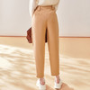剩S/M/L 芳外新款高腰通勤休闲裤显瘦直筒西装裤女8T23CH0966 商品缩略图3