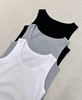 大王螺纹全棉弹力百搭背心  黑色。白色。灰色自己备注号码颜色。 商品缩略图6