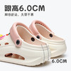 【两种穿法❗减震防滑】海绵宝宝厚底洞洞鞋女款新款防滑沙滩增高包头凉鞋拖鞋女夏季外穿。xa 商品缩略图2