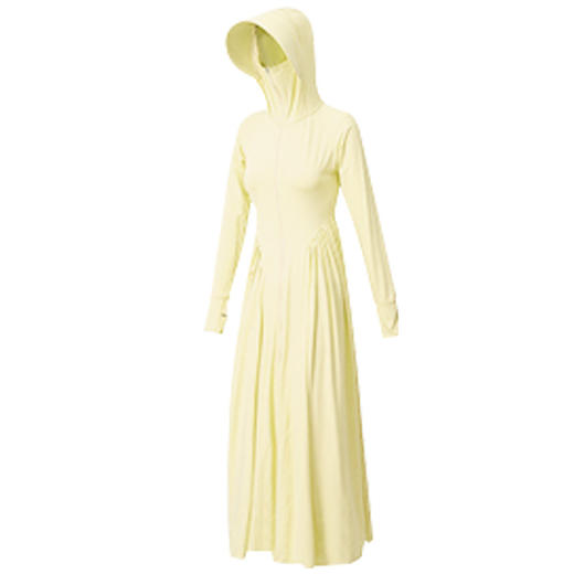 【无”惧“烈阳❗️全身长款防晒衣】采用云朵原纱冰丝面料，多向阳隔紫外线，时刻保持清爽。超宽松的版型设计，包容更多身形显腿部纤细，防紫外线修身收腰冰丝裙摆防晒服L 商品图4