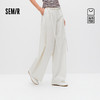 商场同款|森马休闲裤女夏纯色宽松弯刀裤2026新款松弛感简约长裤 商品缩略图0
