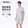 都市丽人睡衣男士睡衣薄家居服40支TC拉架睡衣男士棉质短袖套装男装短袖短裤FHC2B7 商品缩略图0
