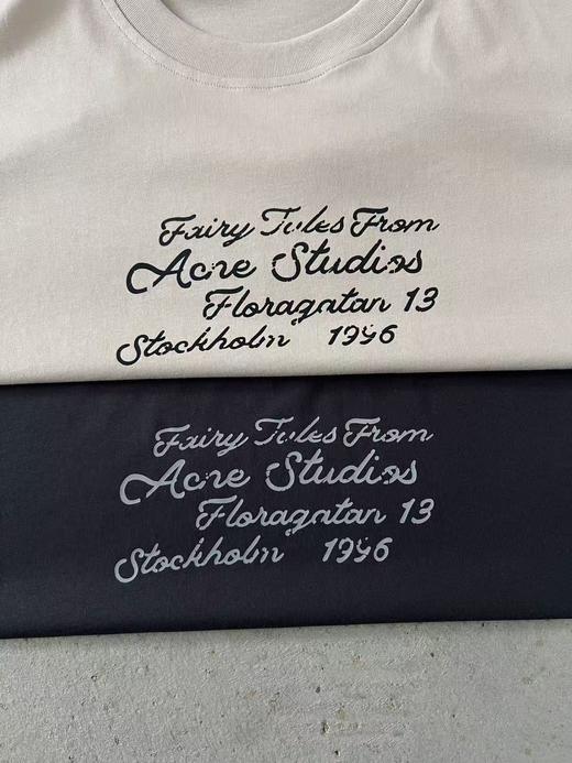 【2fz1】26新款情侣复古风字母印花短袖T恤！！ 商品图2