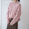【5天内发货！复古麻花编织烟雾粉毛衣】清新又时髦，秋冬毛衣就选它了！ 商品缩略图0