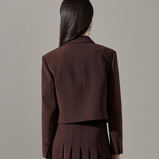 剩S/M/L/XL 芳外新款高端精致小西装减龄淑女风通勤短外套女8T23CX1141 商品图2
