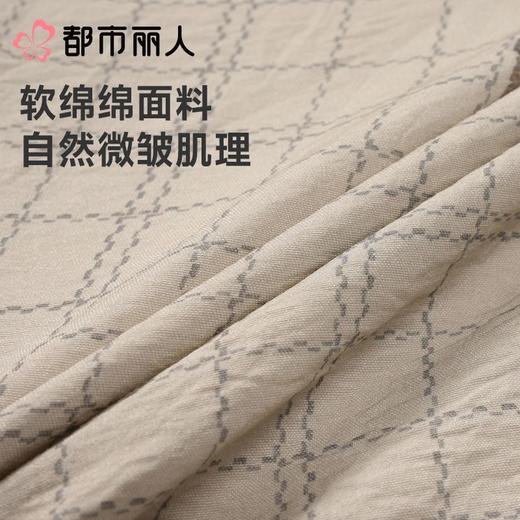 都市丽人睡衣男士睡衣薄家居服软绵绵印花睡衣男士软绵绵短袖套装男装短裤FHC1A7 商品图5