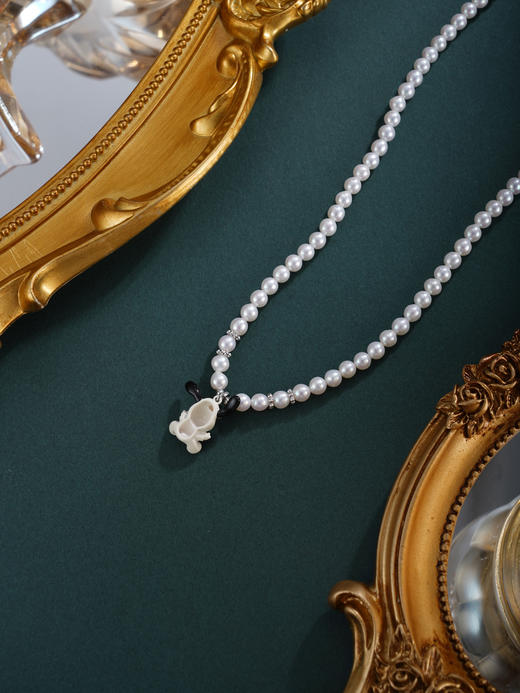 子佩集【欢乐小狗】珍珠惜王妃项链【XXXL038】迪斯尼眼睛狗2602 商品图4