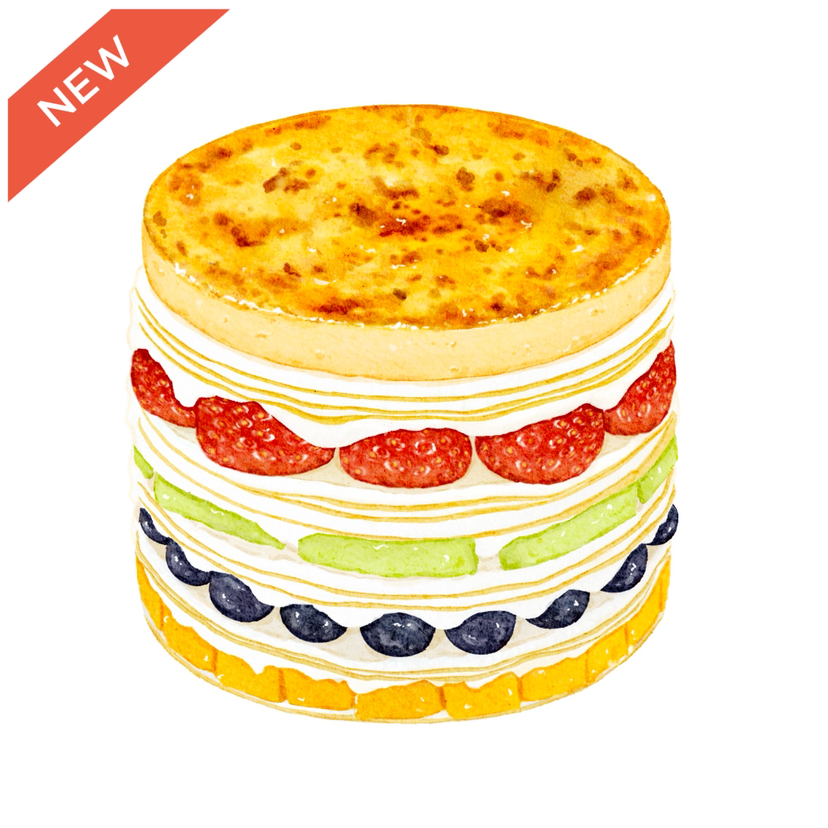 NEW /果缤纷烤布蕾千层（储值会员专属8.5折）