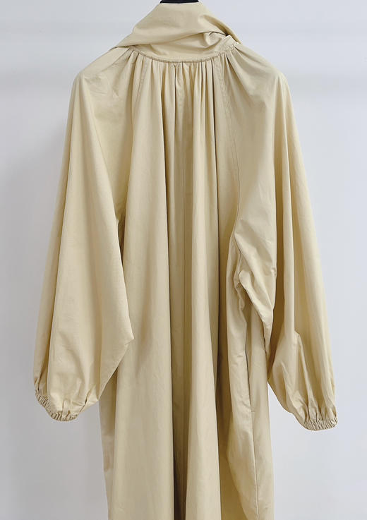 310-3 排他性独家圆正 设计感 helas蝴蝶结系带 风衣式连衣裙 商品图10