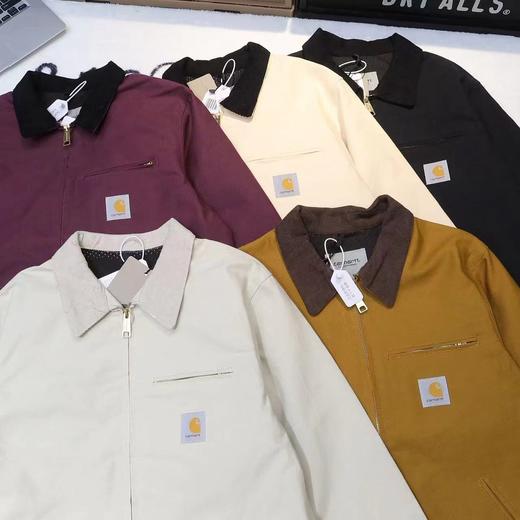 F031013水洗帆布男女同款结实牢靠耐穿耐磨时尚百搭工装夹克外套 商品图1