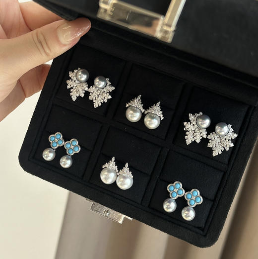 「真多麻色耳钉集合｜清冷感天花板」 商品图1