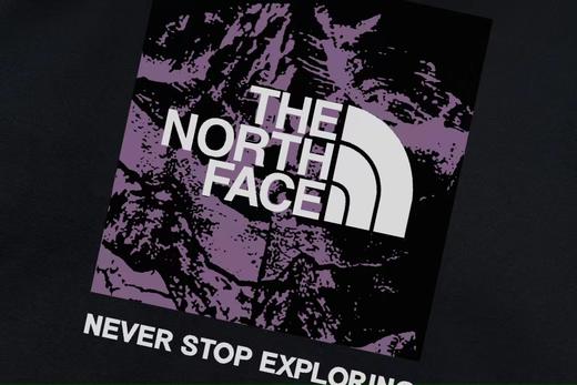 F031033两色抽象山峰图案印花卫衣户外休闲圆领上衣 商品图8