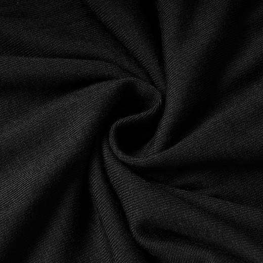 剩S/XXL 米思阳2026春季新款时尚气质黑色修身T恤露肩一字领褶皱上衣0201 商品图3