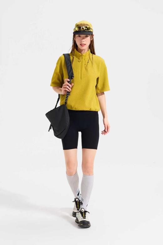 【春上新】【8折】6楼OUTDOOR新款户外休闲华夫格版拉链时尚透气短袖T恤吊牌价459 折后价367 商品图2