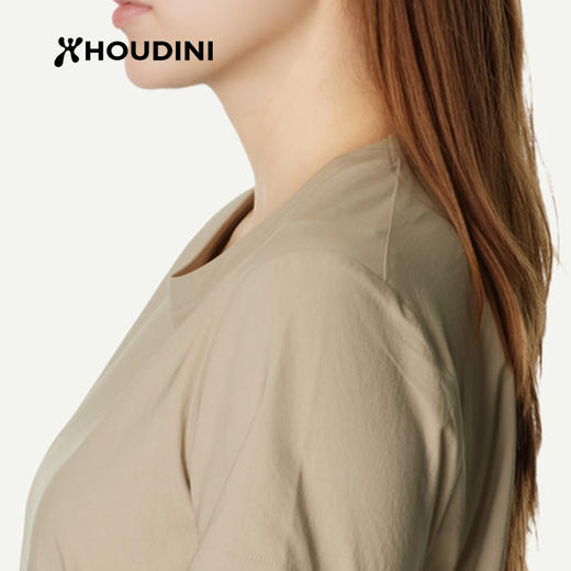 HOUDINI胡丁尼 Cover Tee II代守护女户外26夏季防晒圆领短袖T恤 840097 商品图2
