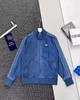 F031055复古立领拉链设计三道杠水洗牛仔夹克外套 商品缩略图1
