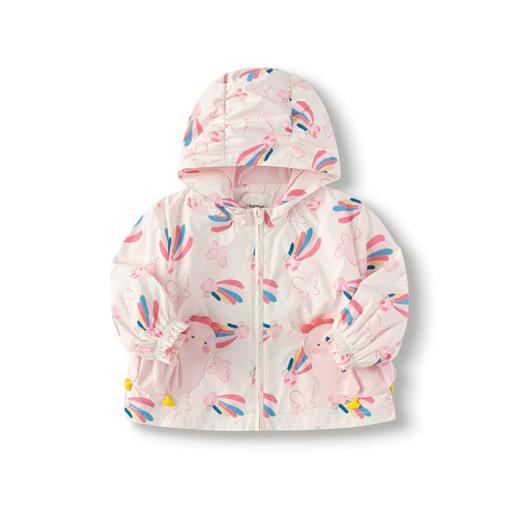 balabala 女幼童印花连帽外套 商品图0