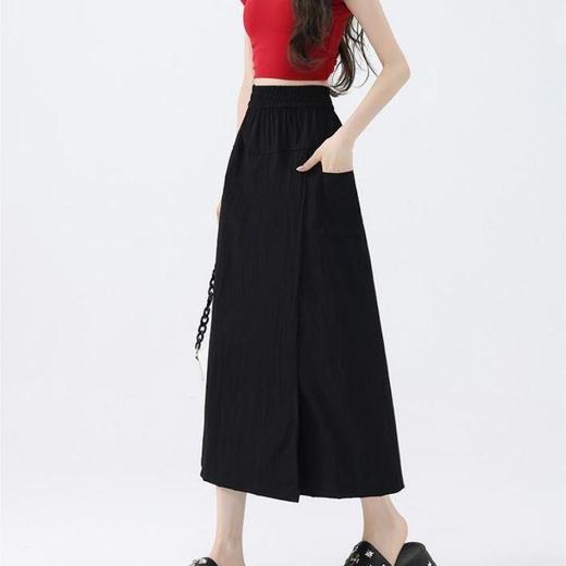 【清凉山本裤裙 阔腿高腰】夏薄款宽松阔腿高腰半身裙裤 商品图1