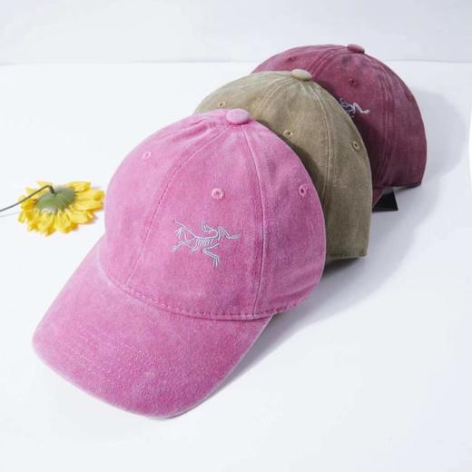 F031016刺绣款男女同款纯棉怀旧软顶时尚百搭清爽舒适可水洗棒球帽 商品图4